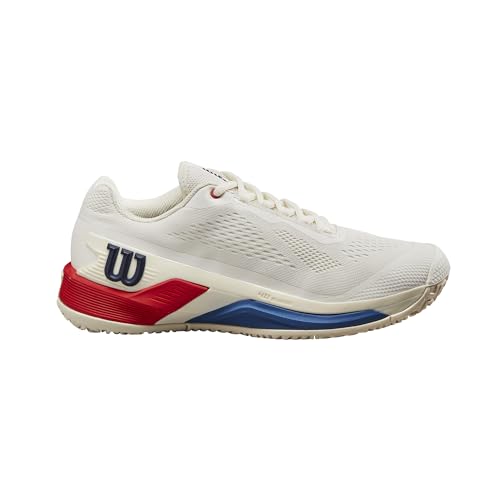 Wilson テニスシューズ 8.5 ホワイト/ブルー/レッド テニスシューズ - RUSH PRO – ウイルソン公式オンラインストア
